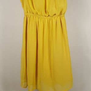 Forever 21. Women. Yellow. Spaghetti straps. Dress